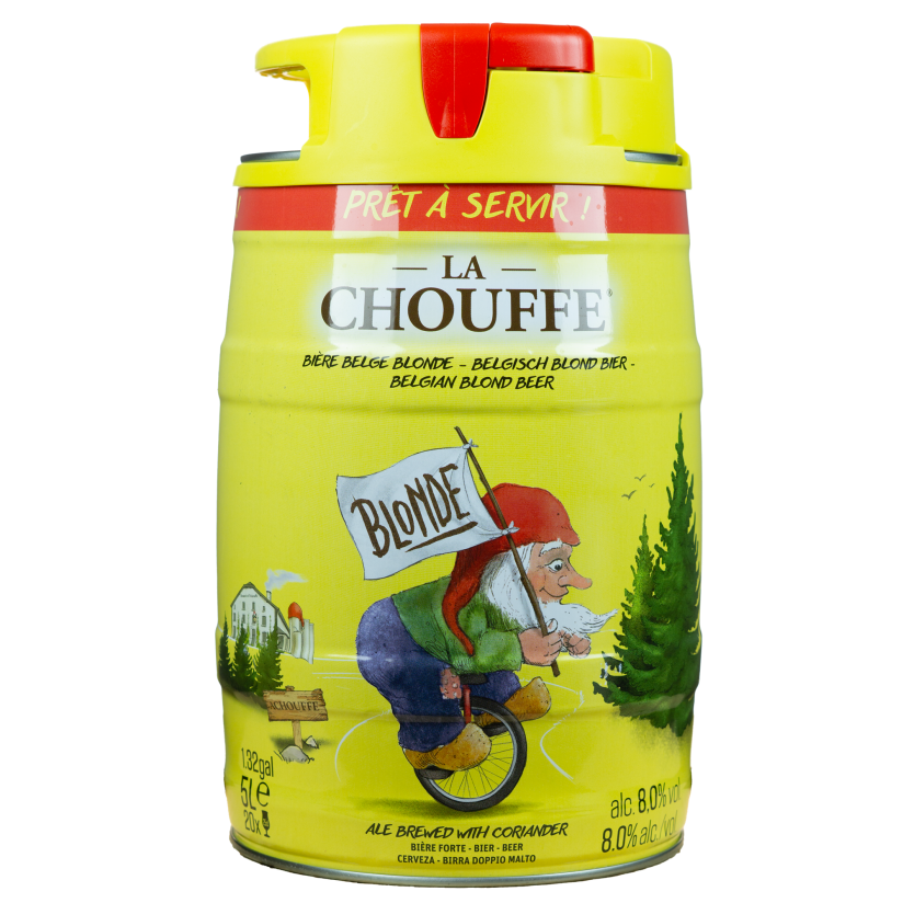 Afbeelding: La Chouffe Partykeg 5L