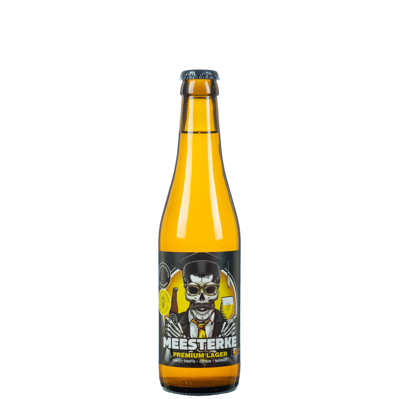 Afbeelding: Meester Meesterke Premium Lager Blond 33Cl