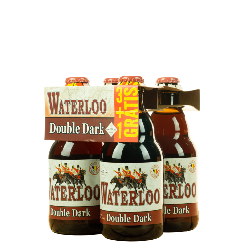 Afbeelding waterloo double dark 33cl 3+1